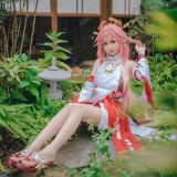 miko酱ww《八重神子》主题写真：31张全套美图