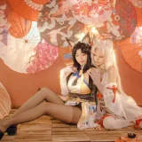 miko酱ww《天才阴阳师驾到（&花京院腥鱼）》主题写真：26张全套美图