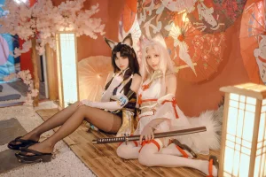 miko酱ww《天才阴阳师驾到（&花京院腥鱼）》主题写真：26张全套美图