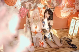 miko酱ww《天才阴阳师驾到（&花京院腥鱼）》主题写真：26张全套美图
