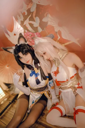 miko酱ww《天才阴阳师驾到（&花京院腥鱼）》主题写真：26张全套美图