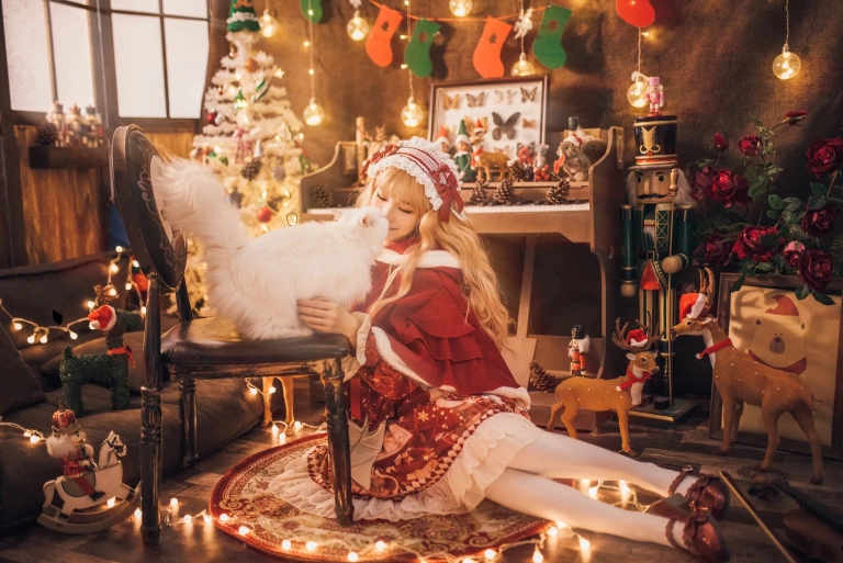 miko酱ww《暖屋里的少女》主题写真：29张全套美图