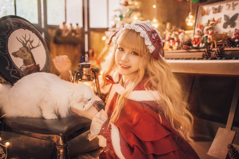miko酱ww《暖屋里的少女》主题写真：29张全套美图