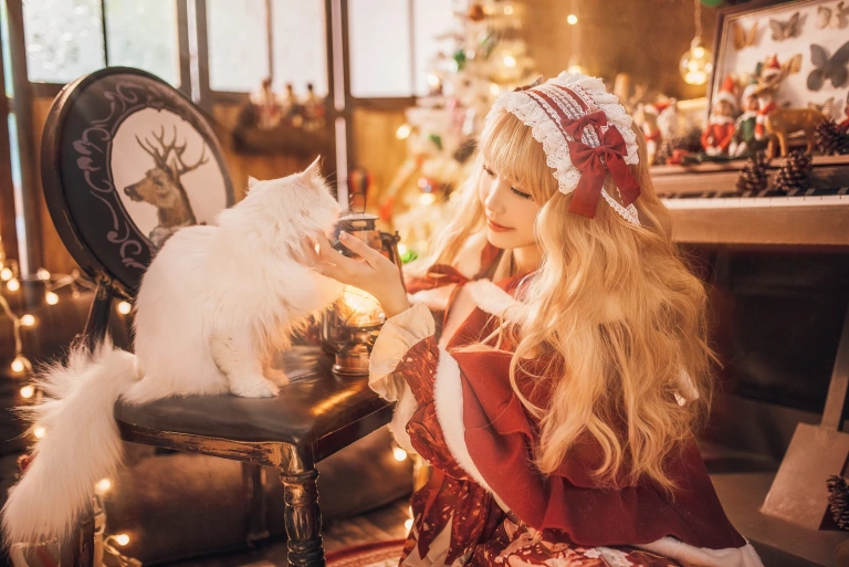miko酱ww《暖屋里的少女》主题写真：29张全套美图