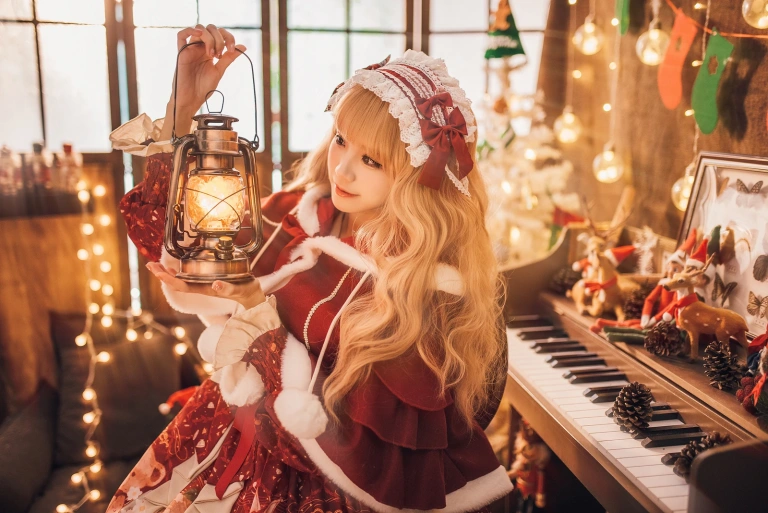 miko酱ww《暖屋里的少女》主题写真：29张全套美图
