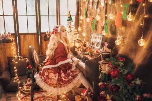 miko酱ww《暖屋里的少女》主题写真：29张全套美图