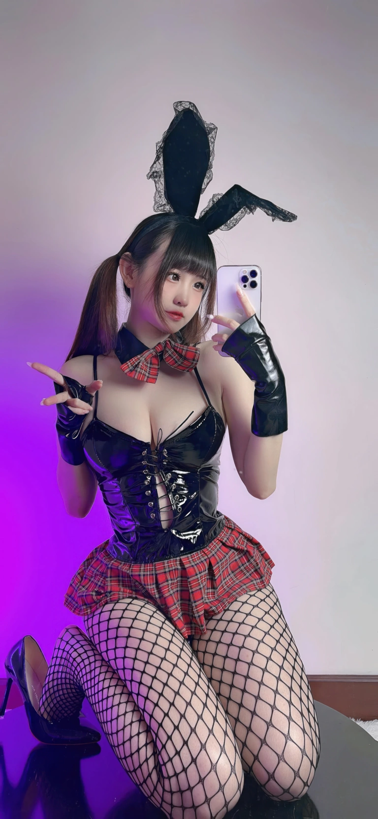 miko酱ww《学院兔女郎》主题写真：30张全套美图