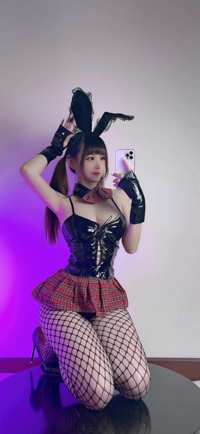 miko酱ww《学院兔女郎》主题写真：30张全套美图