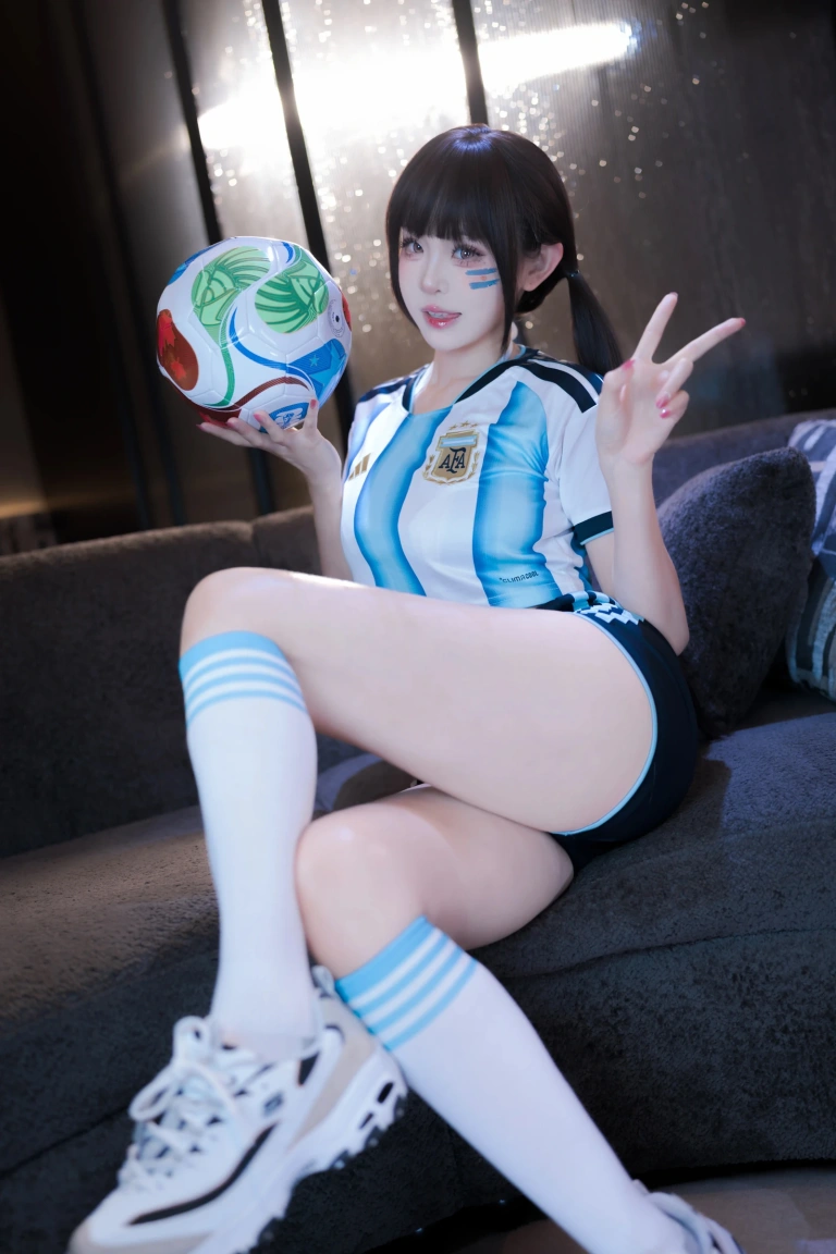 miko酱ww《足球宝贝》主题写真：41张全套美图