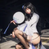Money冷冷《95式玉玲珑》主题写真：6张全套美图