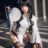 Money冷冷《95式玉玲珑》主题写真：6张全套美图