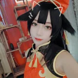 Money冷冷《高雄红旗袍》主题写真：15张全套美图