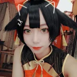 Money冷冷《高雄红旗袍》主题写真：15张全套美图