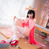 Money冷冷《辉夜巫女》主题写真：127张全套美图，含1个视频
