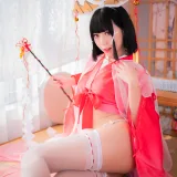 Money冷冷《辉夜巫女》主题写真：127张全套美图，含1个视频