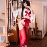 Money冷冷《巫女》主题写真：60张全套美图，含2个视频