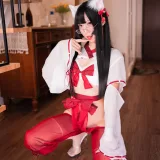 Money冷冷《巫女》主题写真：60张全套美图，含2个视频