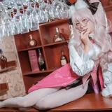 Money冷冷《玉藻前兔女郎》主题写真：20张全套美图