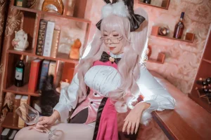 Money冷冷《玉藻前兔女郎》主题写真：20张全套美图