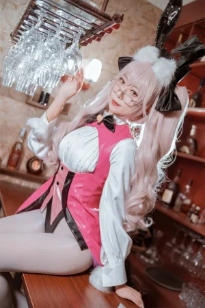 Money冷冷《玉藻前兔女郎》主题写真：20张全套美图