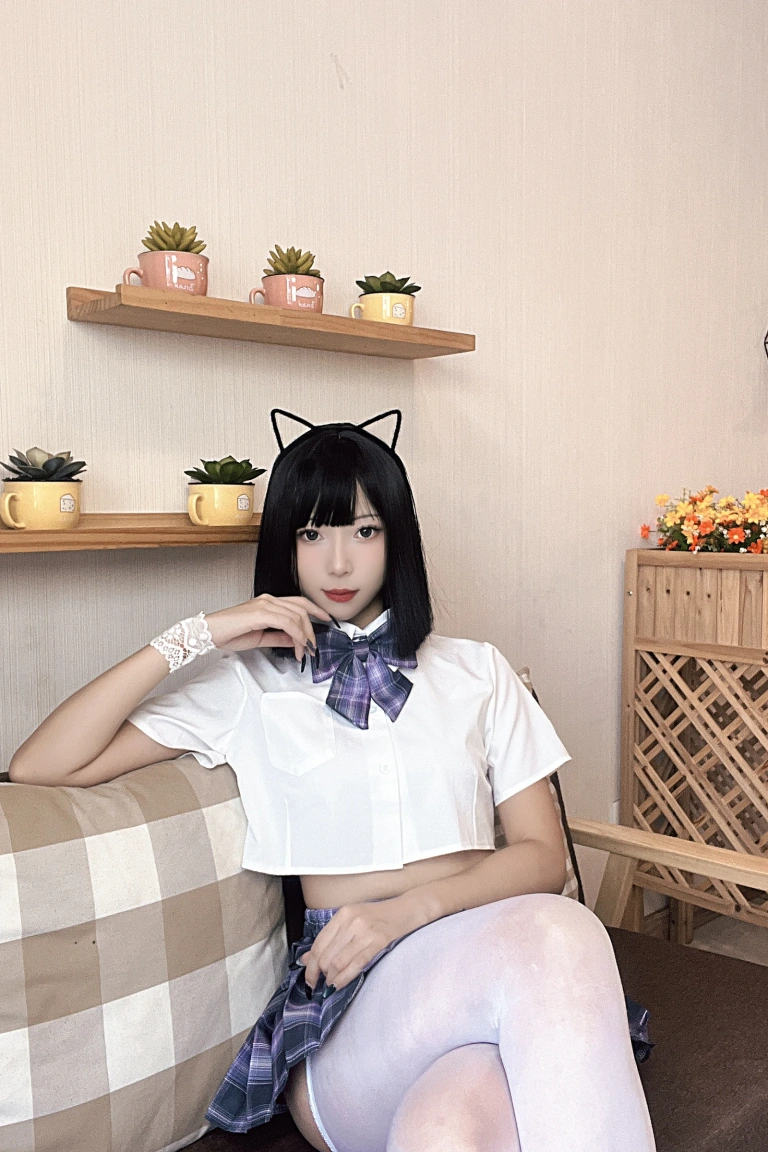 Money冷冷《JK喵酱》主题写真：74张全套美图，含2个视频