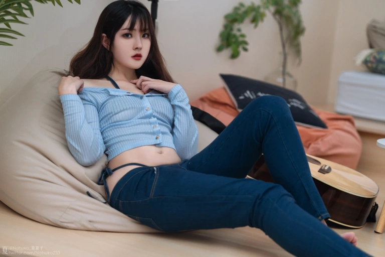 Natsuko_夏夏子《吉他妹妹2.0》主题写真：48张全套美图