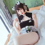Natsuko_夏夏子《熊猫女仆》主题写真：64张全套美图，含1个视频
