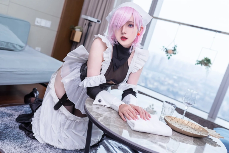 Natsuko_夏夏子《宫本武藏女仆》主题写真：38张全套美图