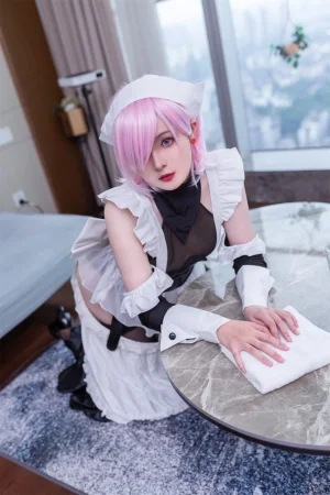 Natsuko_夏夏子《宫本武藏女仆》主题写真：38张全套美图