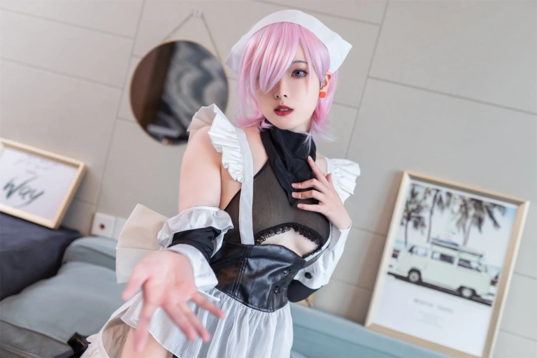 Natsuko_夏夏子《宫本武藏女仆》主题写真：38张全套美图