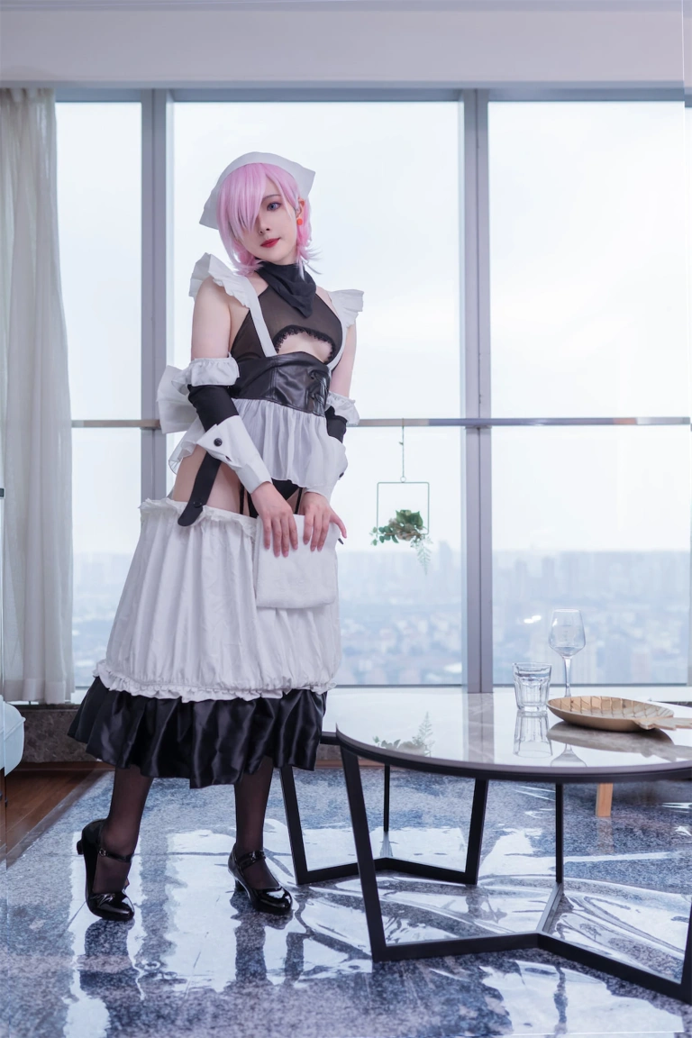 Natsuko_夏夏子《宫本武藏女仆》主题写真：38张全套美图