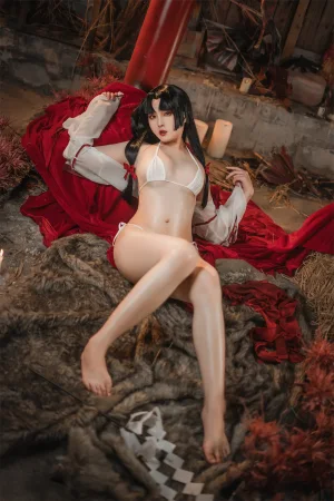 Natsuko_夏夏子《祈愿巫女》主题写真：54张全套美图