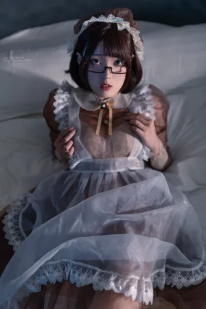 Natsuko_夏夏子《透明女仆》主题写真：76张全套美图