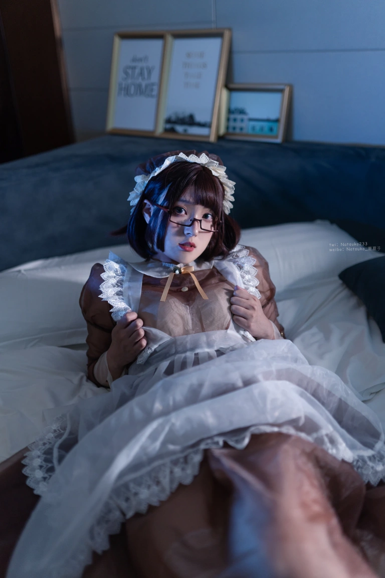 Natsuko_夏夏子《透明女仆》主题写真：76张全套美图