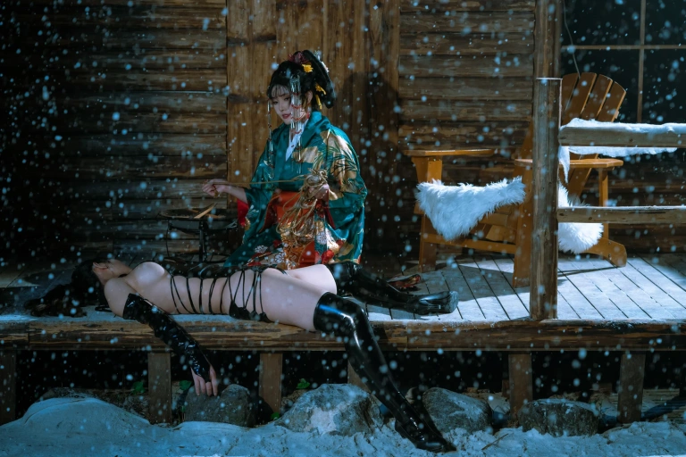 Natsuko_夏夏子《花魁忍者（星澜是澜澜叫澜妹呀）》主题写真：59张全套美图，含1个视频