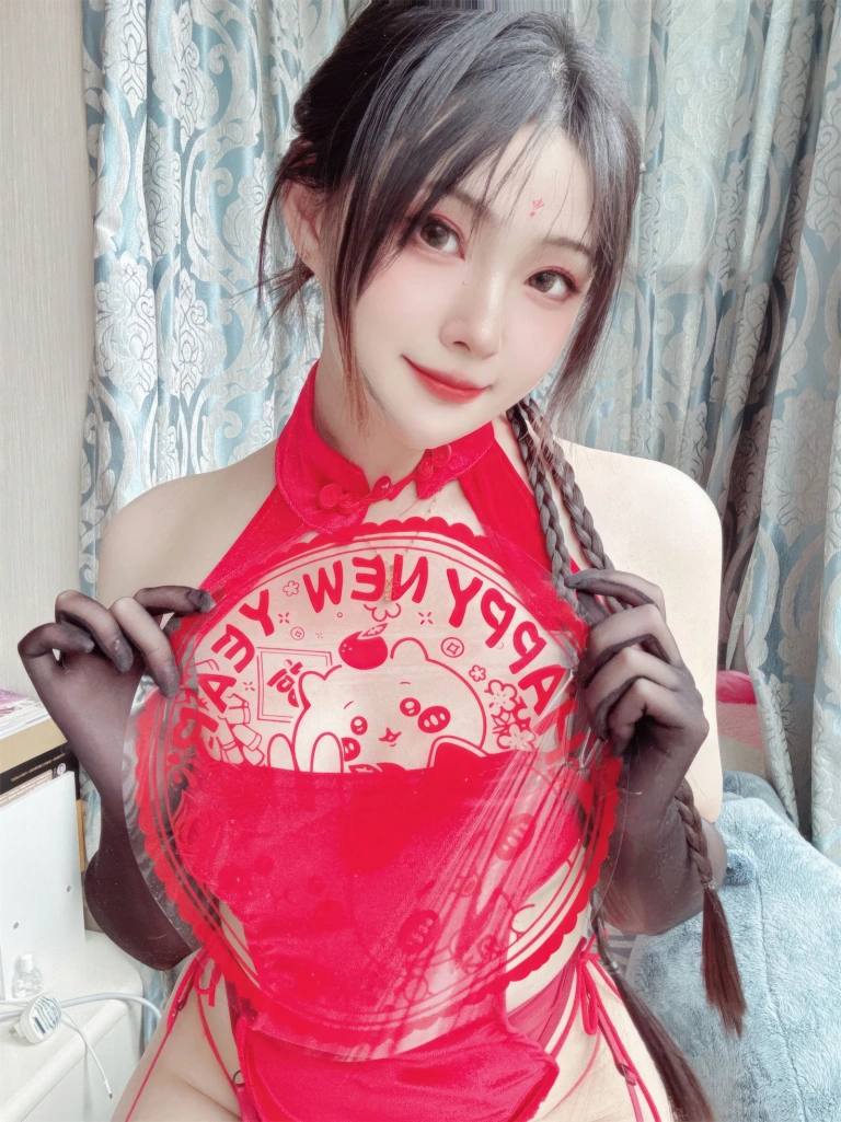 Natsuko_夏夏子《龙年新春 自拍》主题写真：45张全套美图
