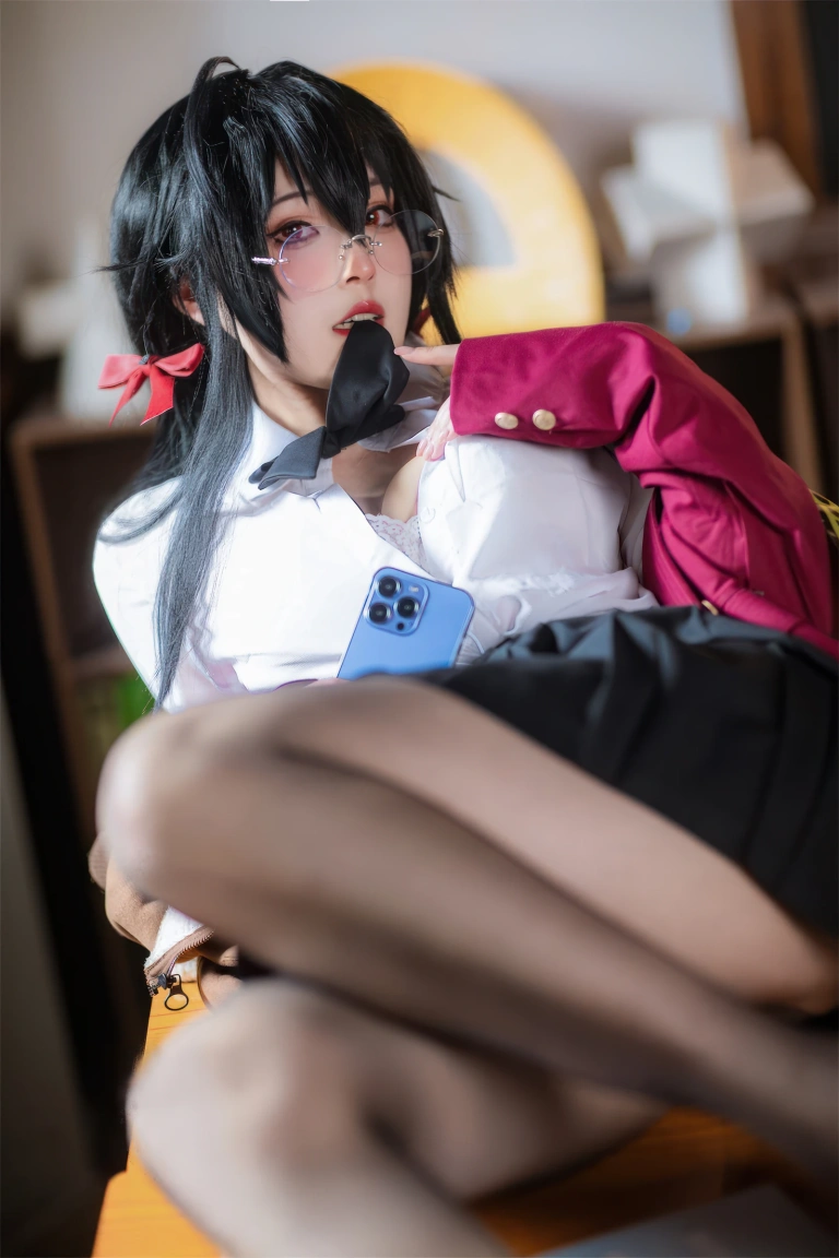 Natsuko_夏夏子《大凤JK》主题写真：40张全套美图