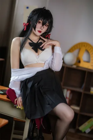 Natsuko_夏夏子《大凤JK》主题写真：40张全套美图