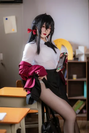 Natsuko_夏夏子《大凤JK》主题写真：40张全套美图