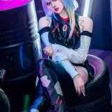 Natsuko_夏夏子《赛博朋克 边缘行者 Lucy》主题写真：61张全套美图