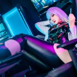 Natsuko_夏夏子《赛博朋克 边缘行者 Lucy》主题写真：61张全套美图