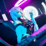 Natsuko_夏夏子《赛博朋克 边缘行者 Lucy》主题写真：61张全套美图