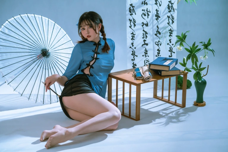 Natsuko_夏夏子《清秋》主题写真：57张全套美图，含1个视频