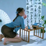 Natsuko_夏夏子《清秋》主题写真：57张全套美图，含1个视频