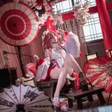 Natsuko_夏夏子《八重神子》主题写真：91张全套美图