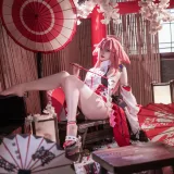 Natsuko_夏夏子《八重神子》主题写真：91张全套美图