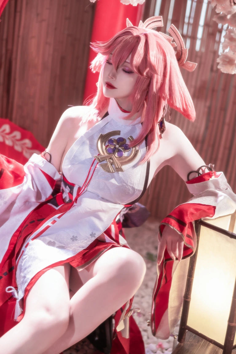 Natsuko_夏夏子《八重神子》主题写真：91张全套美图