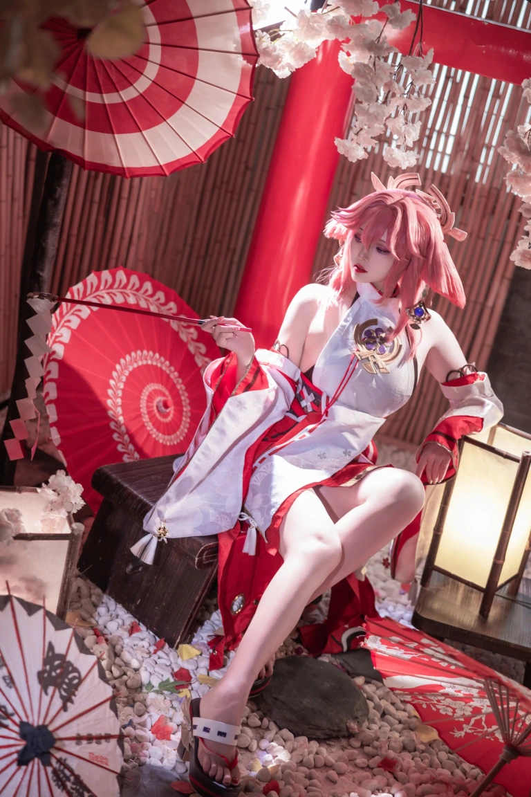 Natsuko_夏夏子《八重神子》主题写真：91张全套美图