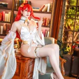Natsuko_夏夏子《崩坏：星穹铁道 姬子礼服》主题写真：77张全套美图