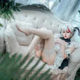 Natsuko_夏夏子《碧蓝航线 埃吉尔龙女仆》主题写真：17张全套美图